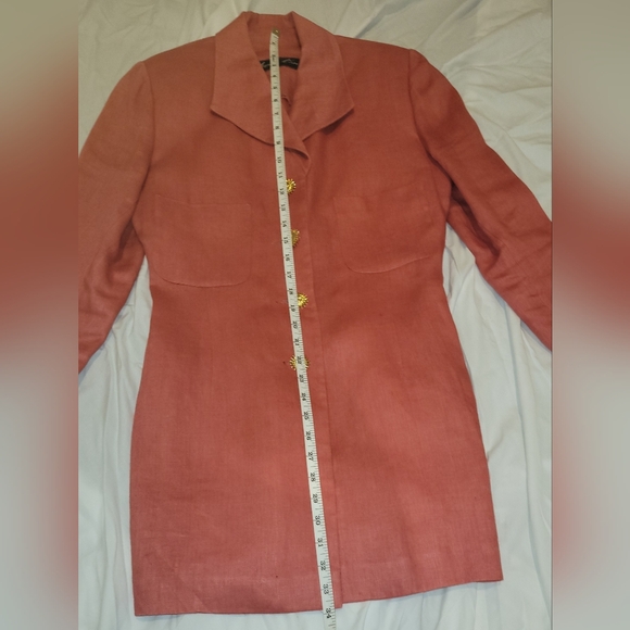 Matching Sunny Choi linen dress and suit jacket - Picture 11 of 16